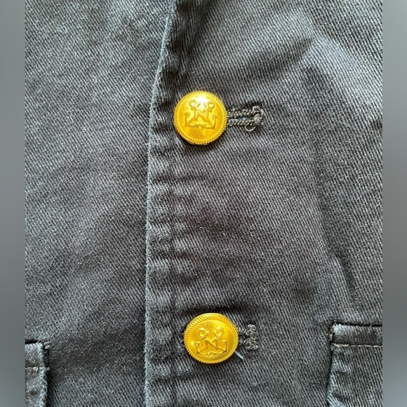 24 month Navy Blazer with Gold Buttons - Picture 3 of 6